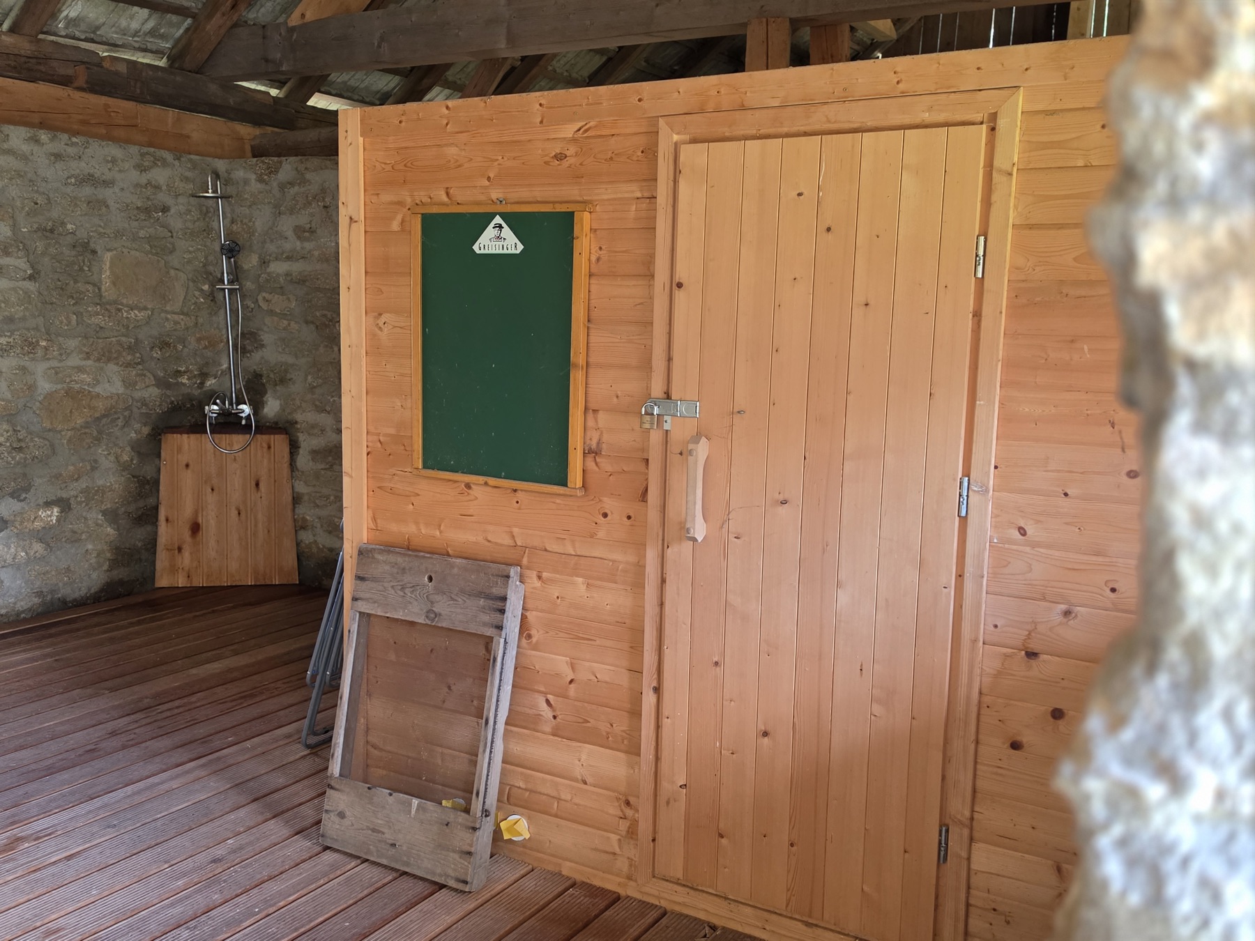 Sauna im Innenhof